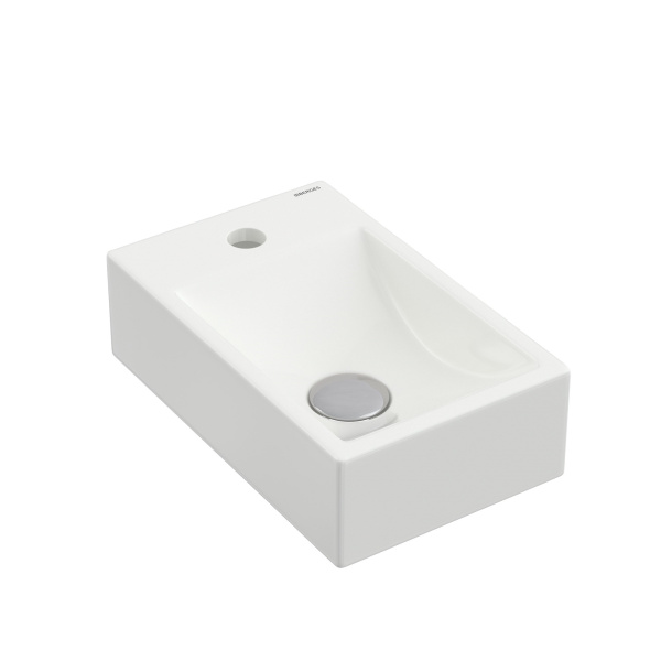 Раковина BERGES Small, 37х23 см, отверстие под смеситель слева в магазинах СантехГид