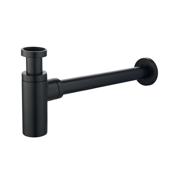 Сифон для раковины Raglo бутылочный, латунь, черный R600.20.06 в магазинах СантехГид