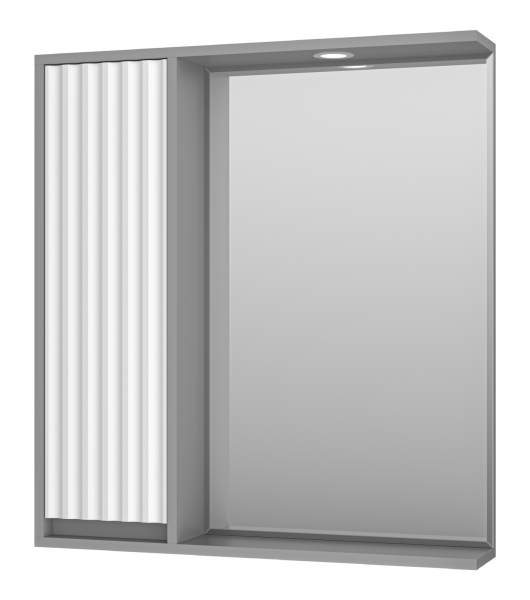 Зеркало-шкаф BALATON - 75 левый, комбинированный