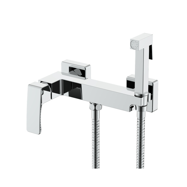 Смеситель Raglo с гигиеническим душем настенный , хром R01.51