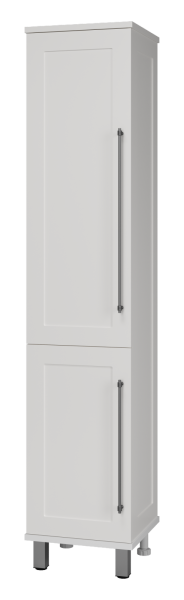 Шкаф-пенал Misty Марта 35 с бельевой корзиной универсальный левый