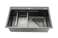 Мойка 0,8мм черная 720x460x215mm GAPPO GS7246-6