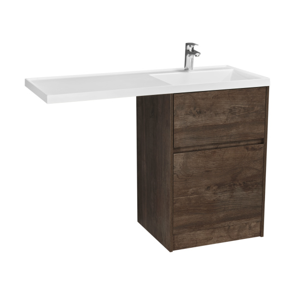 Корпус тумбы под раковину AQUATON Лондри 60 Дуб Кантри без фасада 1A266901LHDY0