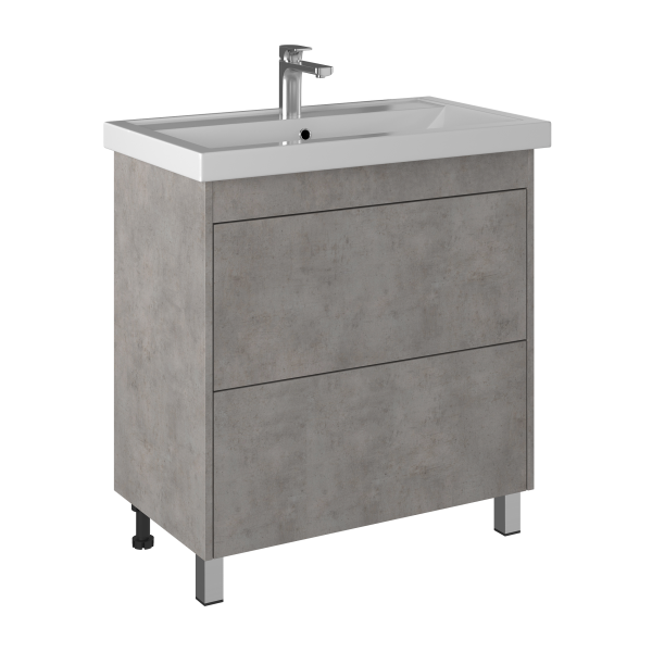 Тумба под раковину Briz Риччи 
80 см, Бетон