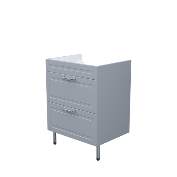 Тумба напольная, 60 см, светло-серый, Oxford, IDDIS, OXF60L0i95 подходит умыв. 0136000i28