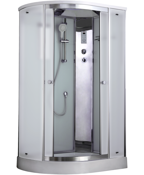 Душевая кабина Timo Comfort T-8802R Fabric Glass 120*85*220+турецкая баня хамам+стульчик прозрачный