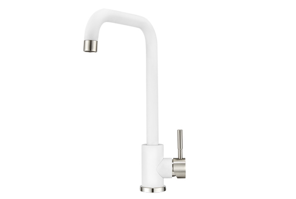 Смеситель для кухни, GRANULA STANDART ST-4033, БЕЛЫЙ