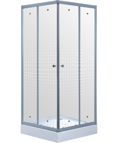 Душевой уголок Timo TL-1102 Romb Glass (100*100*200), шт 