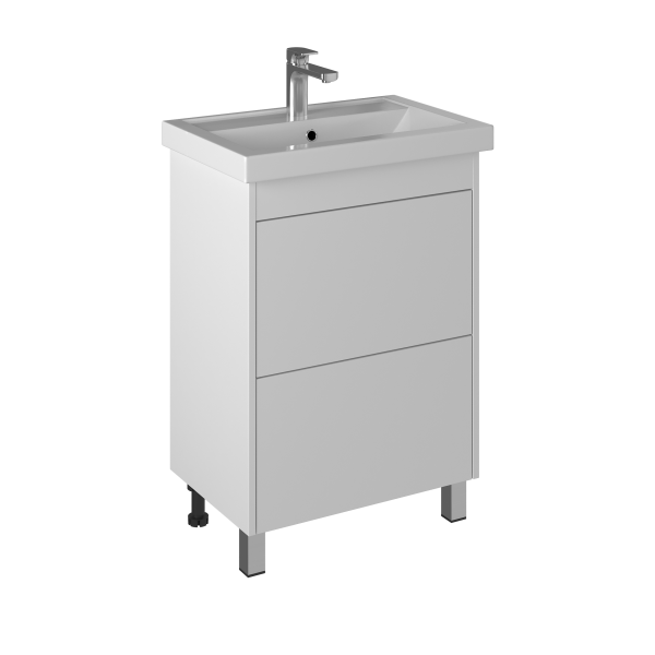 Тумба под раковину Briz Риччи 
60 см, белый глянец