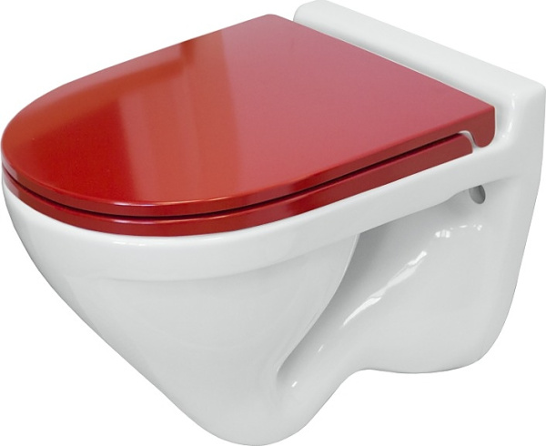 Унитаз подвесной Attica Красный S1