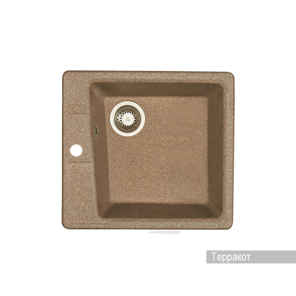Кухонная мойка AQUATON Парма 510х470х175мм, цвет терракотовый () 1A713032PM270