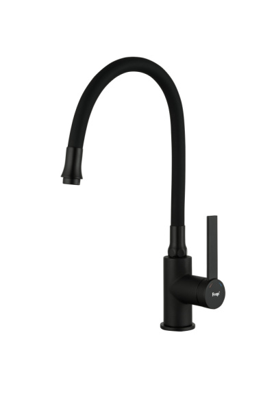Смеситель для кухни чёрный FRAP F4067-6