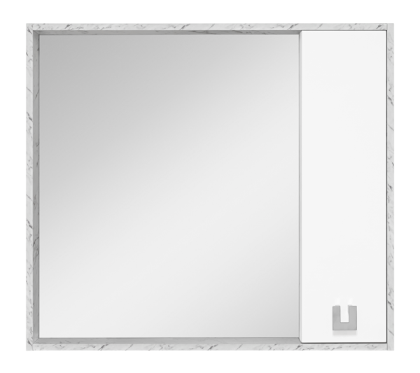 Зеркало-шкаф Мия - 90 правое