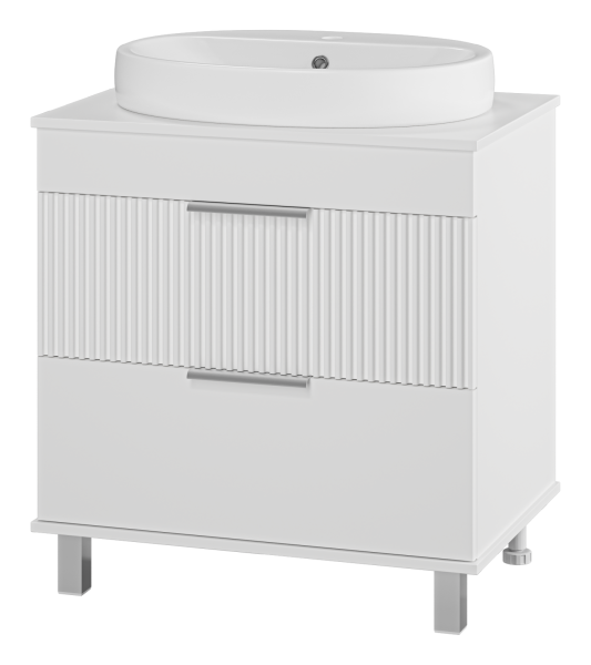Тумба под раковину Brevita Enfida 70 (белая)