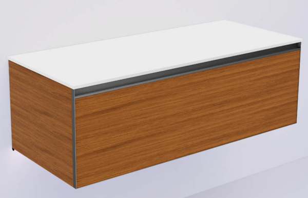 Тумба WILLOW профиль ANTHRACITE + внур. подсв.