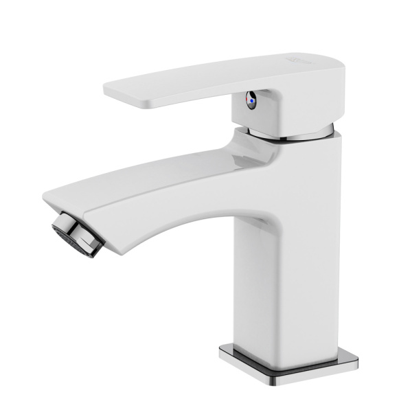 Смеситель для раковины белый/хром FRUD R10153