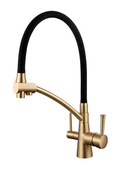 Смеситель для кухни бронза GAPPO G4398-1