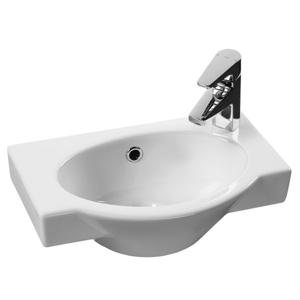 Раковина Santek Форум 45 отверстие под смеситель справа 1WH110545 в магазинах СантехГид