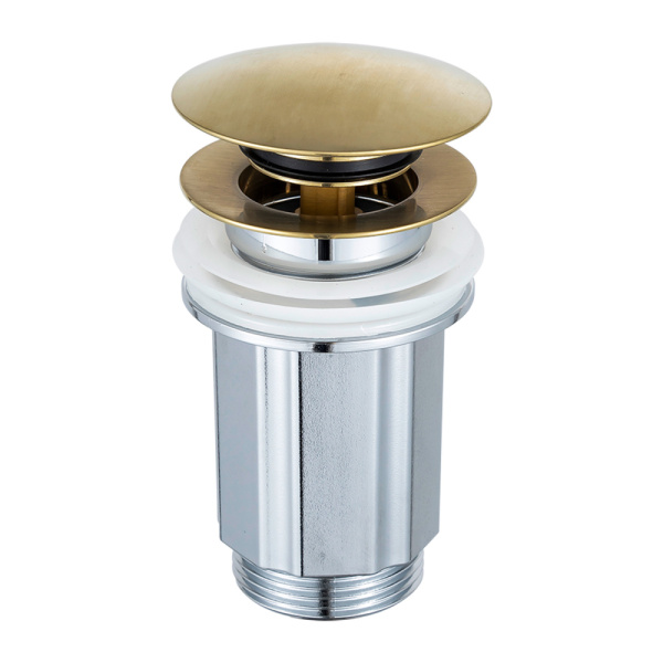 Донный клапан автомат сантин золотой FRAP F67-3 в магазинах СантехГид