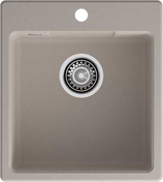 GRANFEST Мойка URBAN 644  1-чаша 440*490мм песочный арт.GF-UR-