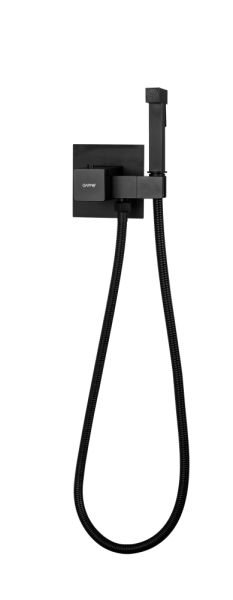 Гигиенический душ со смесителем черный GAPPO G7207-60