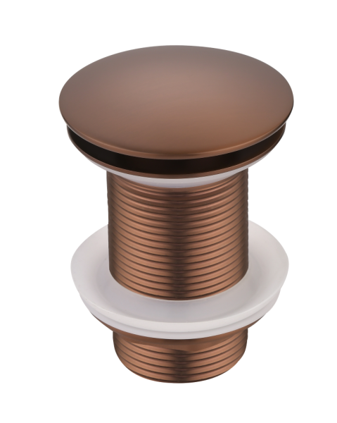 Слив для раковины, автомат(клик-клак) BRUSHED BRONZE в магазинах СантехГид