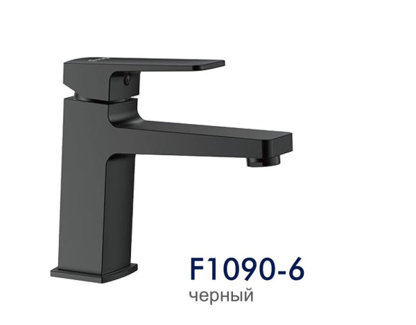 Смеситель для раковины черный FRAP F1090-6