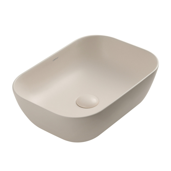 Раковина накладная ABBER Rechteck AC2200MBE светло-бежевая матовая в магазинах СантехГид