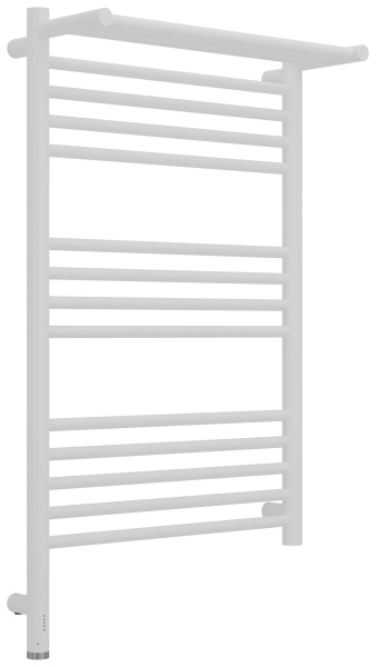 Электрический полотенцесушитель "БОГЕМА 3.1" 1П 800х500 МЭМ левый (Матовый Белый)