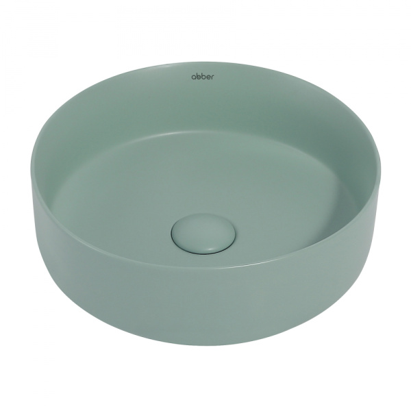 Раковина накладная ABBER Bequem AC2108MCG светло-зеленая матовая в магазинах СантехГид
