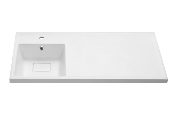 Раковина AQUATON Лайн 1000 левая, белая 1A72853KLF01L в магазинах СантехГид