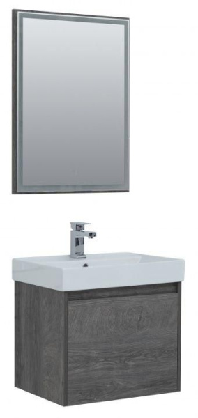 Комплект мебели для ванной Aquanet Nova Lite 60 дуб рошелье (1 ящик)