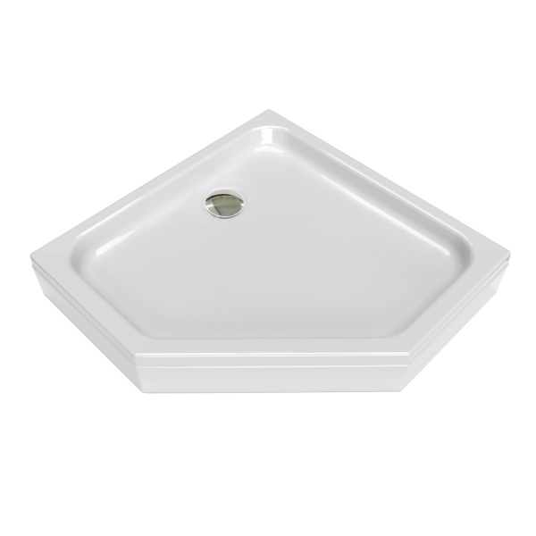 Душевой поддон Niagara Nova NG-90-90DRUS (90х90х17) трапеция,белый,1 место