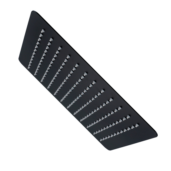 Лейка душевая верхняя Raglo R451.55.06 тропический душ 300*300мм нержавеющая сталь, черный 