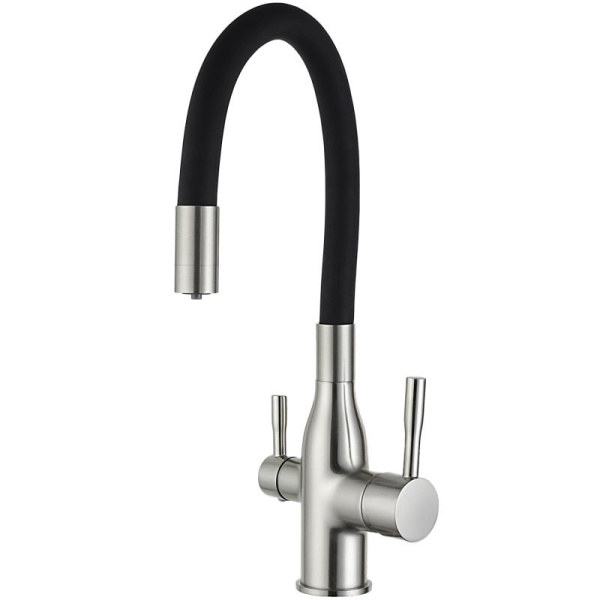 Смеситель для кухни фильтр хром FRAP F4396-5