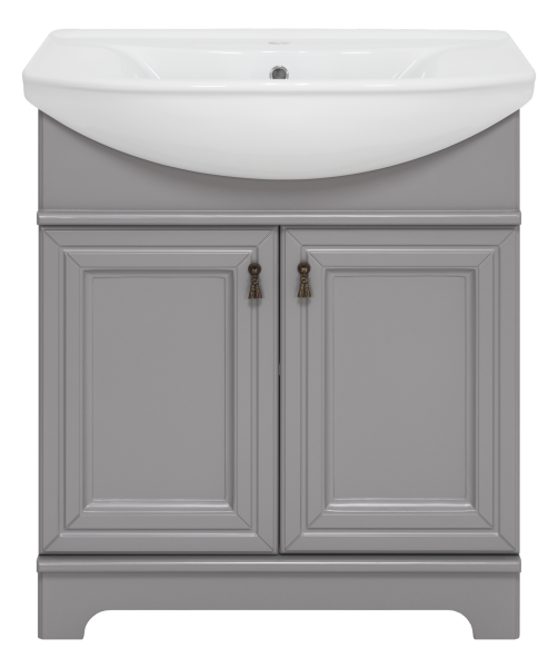Тумба под раковину Misty Лувр 65 (серый)