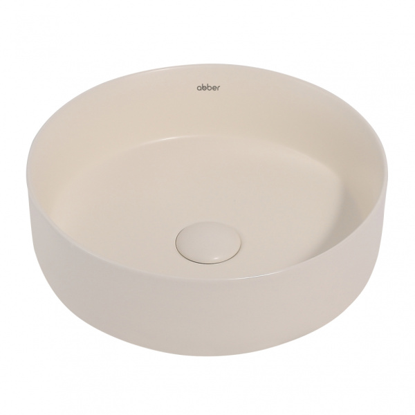 Раковина накладная ABBER Bequem AC2108MBE светло-бежевая матовая в магазинах СантехГид