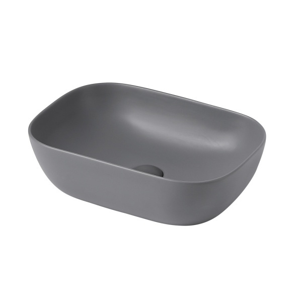 Раковина накладная ABBER Rechteck AC2200MG серая матовая в магазинах СантехГид