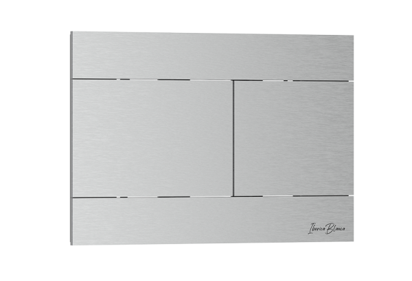 Кнопка смыва IBERICA BLANCA INOX-R нержавеющая сталь, хром матовый (IB.B015.01)
