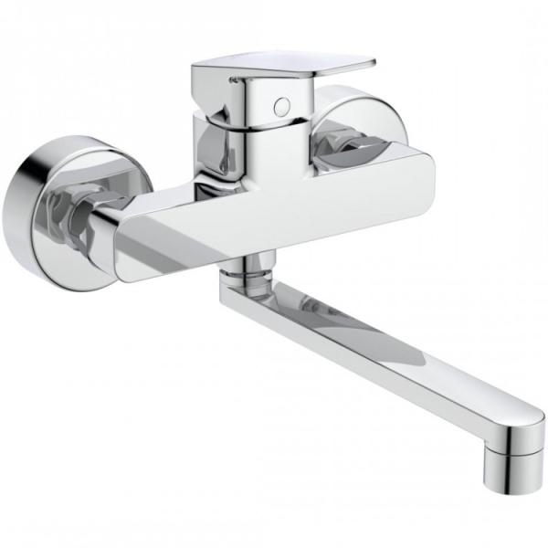 Смеситель для кухни Ideal Standard CERAPLAN настенный, с поворотным изливом 200 мм, хром () BD340AA