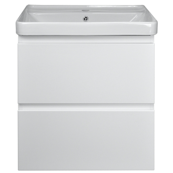Комплект Azario тумба Мила 60 600х460х670 подвесная с раковиной Monte tx 60 белый () CS00080140