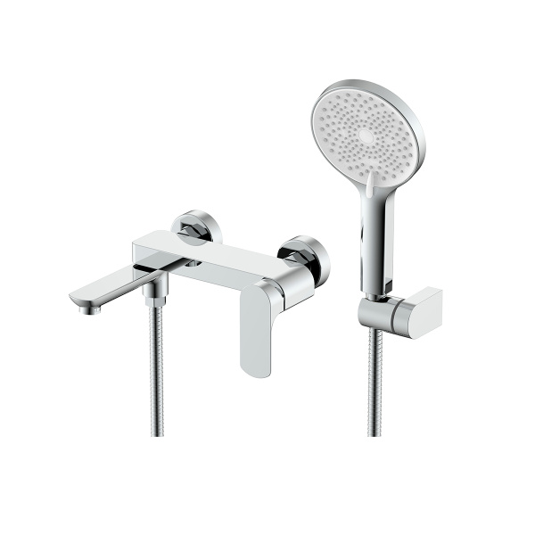 Смеситель Raglo для ванны и душа настенный излив поворотный 15 см, хром R03.30