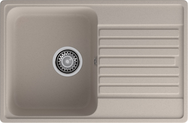 GranFest QUARZ (ECO-78) Мойка чаша+кр 740*480 (песок)