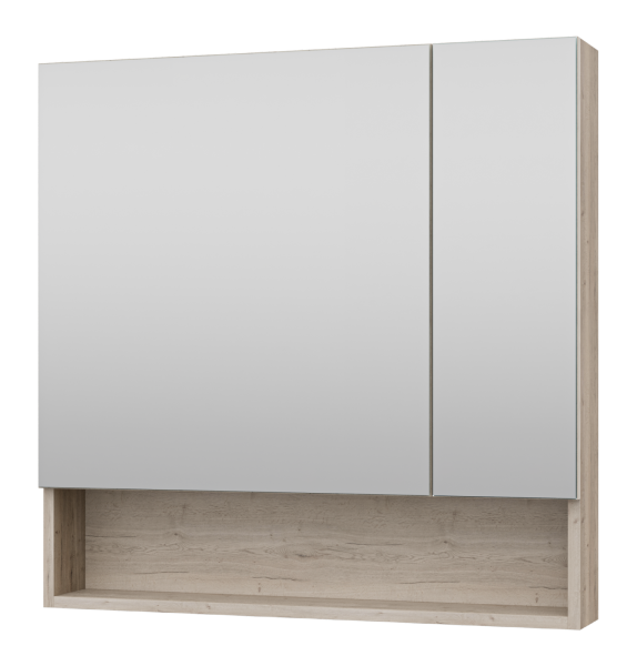 Зеркало-шкаф Дунай - 75 с полочкой