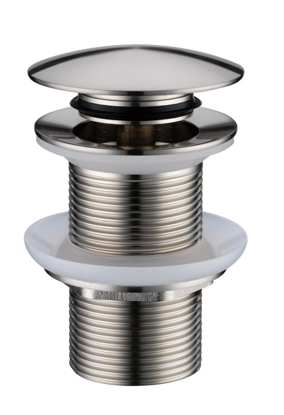 Слив для раковины, автомат(клик-клак) Nikel Brush в магазинах СантехГид