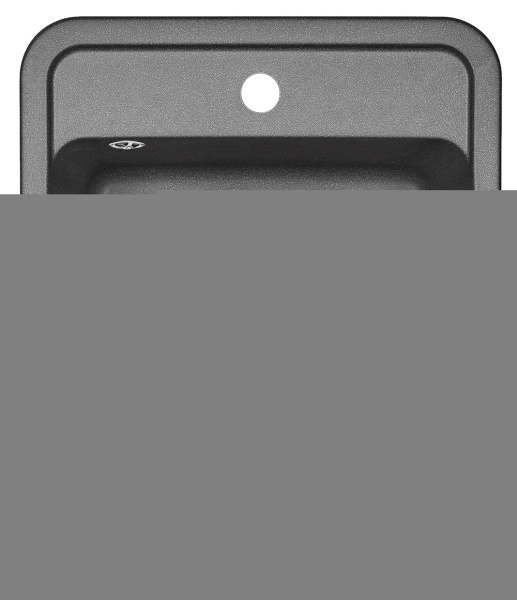 Кухонная мойка GRANULA (4202, ЧЕРНЫЙ)