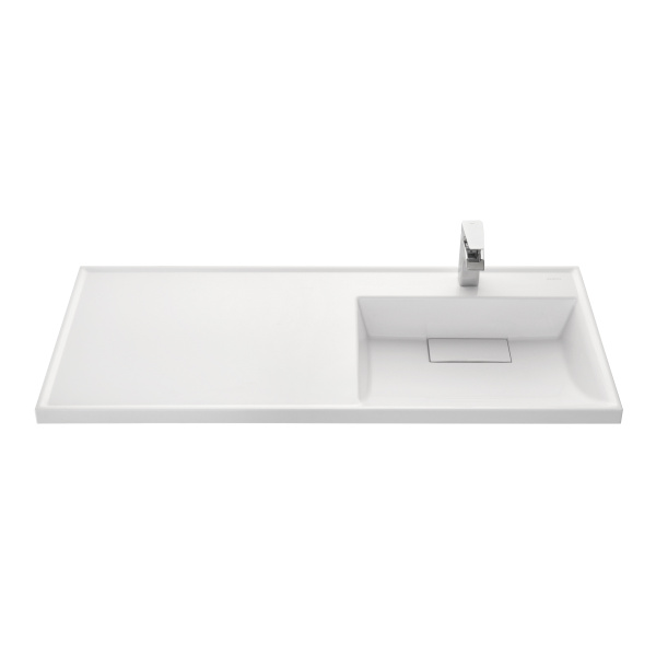 Раковина AQUATON Лондри 1200 белая правая 1A72243KLH010 в магазинах СантехГид