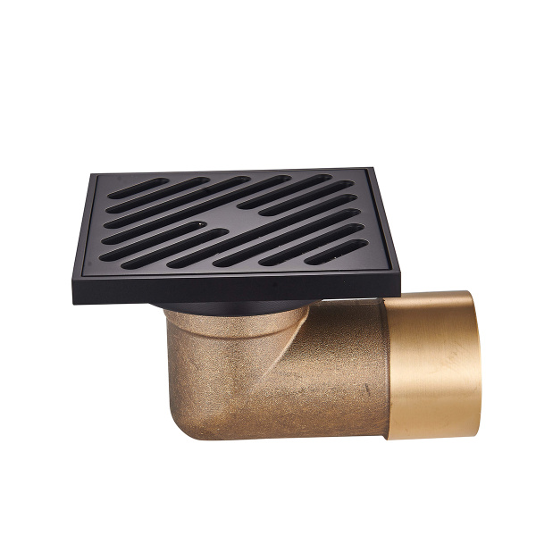 Душевой трап Raglo 100х100мм, нержавеющая сталь, черный R606.10.06