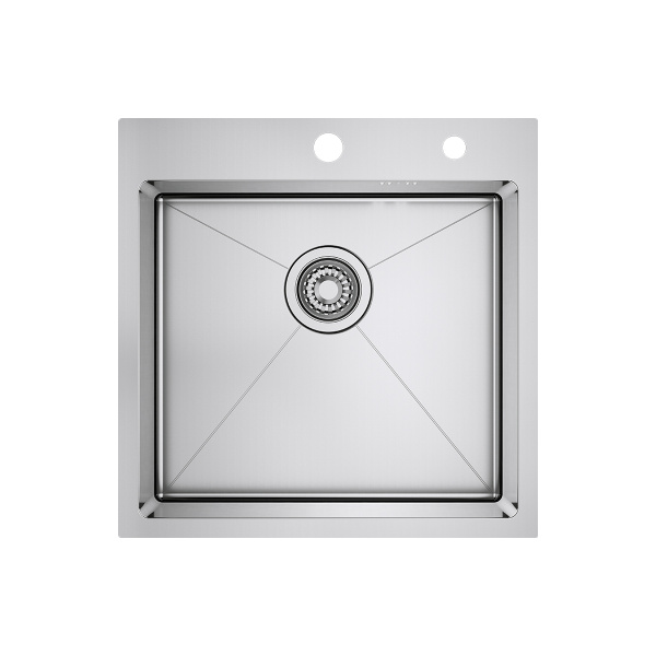 Кухонная мойка Raglo из нержавеющей стали в базу от 50см, сатин R700.5050.05