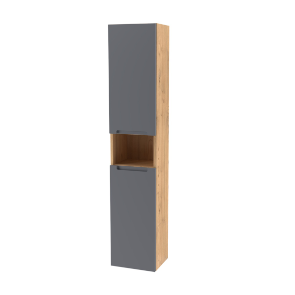 Пенал Дион Графит мат/Дуб